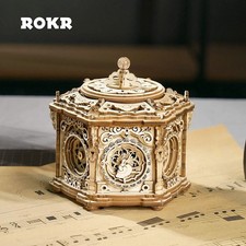 ROKR Secret Garden Music Box | 3D Wooden Puzzle DIY Mechanical Model Kit Gift