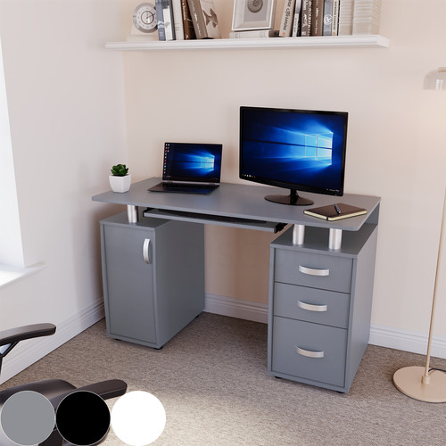 Drawer computer desk home - 3,