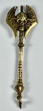 TIBETAN DOUBLE SIDED SKULL AXE THOGCHAG AMULET PENDANT AMULET 100 + years old
