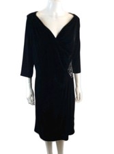 Monsoon Dress Black Evening