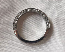 Boodles Platinum and diamond half eternity ring