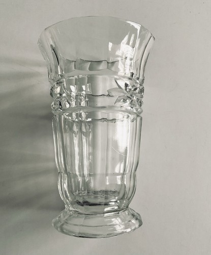 Vintage clear glass - vintage, vase