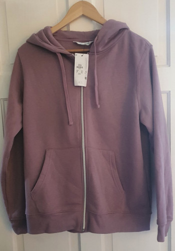 Purple zip hoodie primark - up,