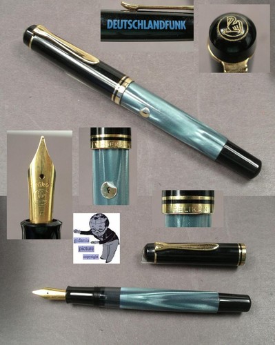 Pelikan m200 fountain pen - pelikan, blue