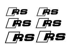 12 PACK  Audi RS Brake caliper decals stickers  rs3 rs4 rs5 rs6 rs7 rs8 ttrs rs
