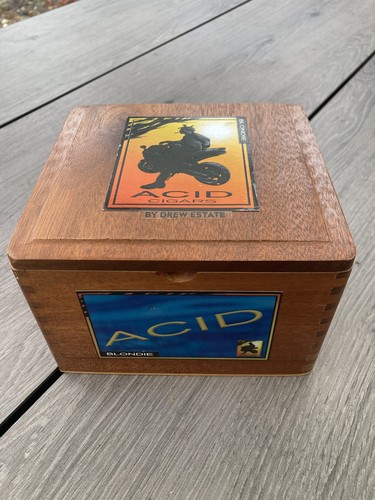 Acid blondie wooden cigar - cigar, box