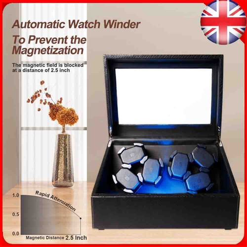 Watch winder with - with, led