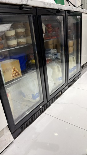 Door bottle cooler - 3, hinged