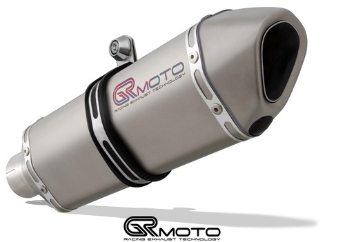 Used left titanium exhaust - titanium,