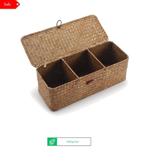 Wicker toilet tank - basket, with
