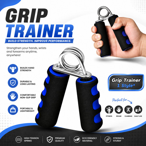 Hand grip strengthener foam - hand,