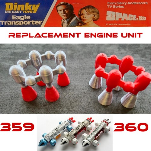 Dinky eagle transporter engine - dinky,