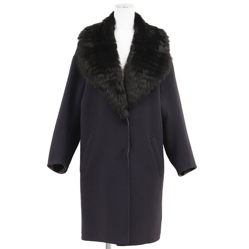 Fendi long coat 100 cashmere - fendi,