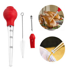 Turkey Baster and Silicon Brush Meat for Home Baking Roaster Turkey Kitchen Tool
