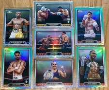 Topps Chrome Boxing Numbered Trading Card Bundle