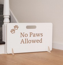 No Paws Stair Gates for Dogs-Dog Gate No Drilling | Indoor Pet Barrier Portable