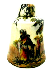 VERY RARE ROYAL DOULTON SERIESWARE TEA CADDY - THE GLEANERS D3191