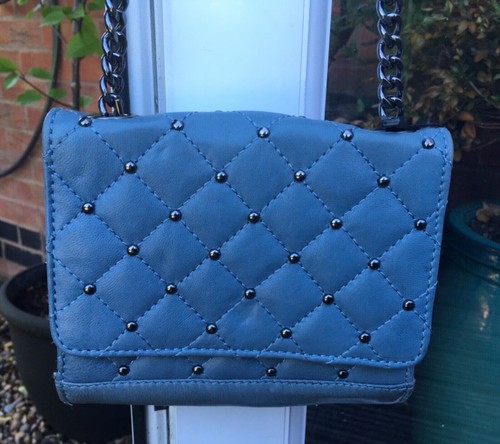 Zara blue real leather - , small