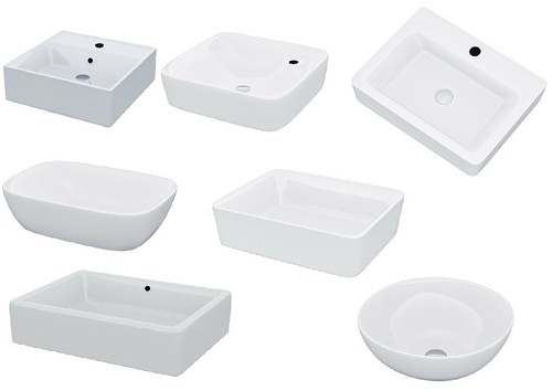 Bathroom ceramic basin - bathroom,