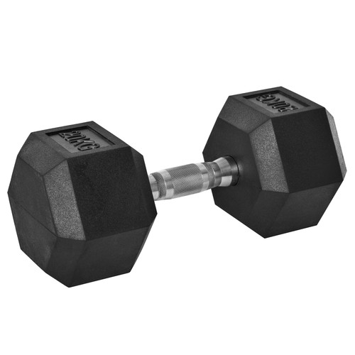 Homcom 20kg single - rubber, hex