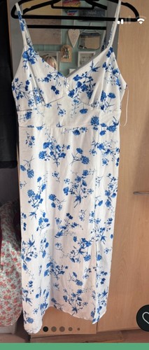 Quiz white blue floral - quiz, white/blue
