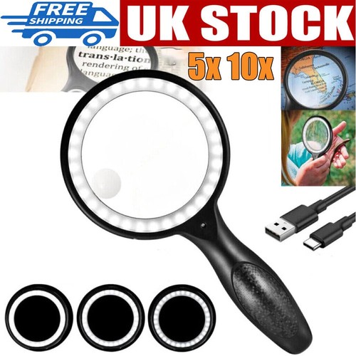 Handheld 10x magnifier - handheld,