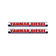 Yanmar Diesel Hood Decal Set