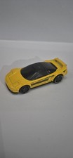 Hot Wheels - ‘90 Acura Honda NSX Yellow - Diecast Collectible - 1:64 - USED