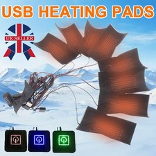 8 in 1 Electric Vest Heater Heating Pads USB Thermal Heated Pad Body Warmer U