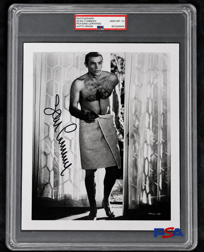 Signed sean connery - signed,
