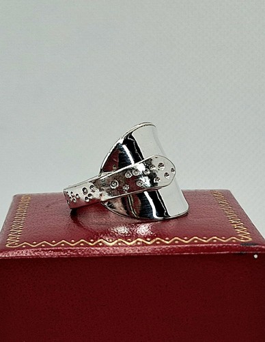 Spoon saddle ring - spoon, silver