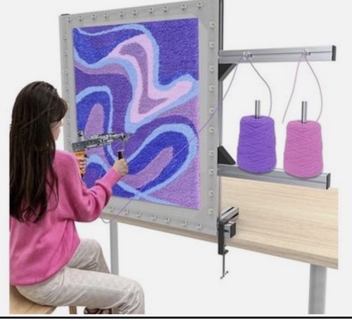 70cm tufting frame - frame, knobs