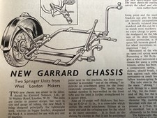 GARRARD SIDECAR NEW CHASSIS L.C.H. ENGINE 125cc GENUINE 1957 ARTICLE.