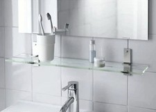 IKEA GRUNDTAL Glass Wall Shelf