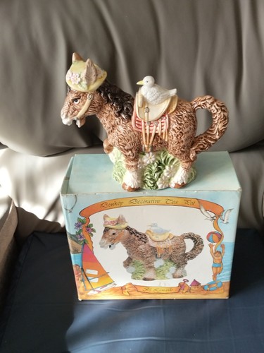 Donkey ornamental teapot