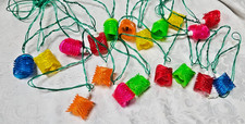 Vintage Pifco Carnival Christmas Lights Lantern Style,  19 shades -Untested
