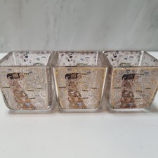 Goebel - Gustav Klimt - Die Erwartung - Tealight Holder - Height ca 11.5cm X3