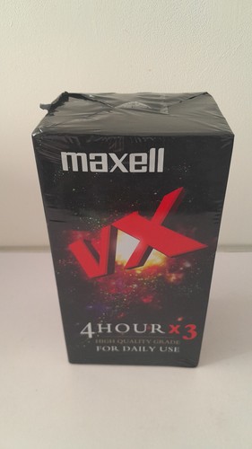 Pack maxell vhs blank - of,