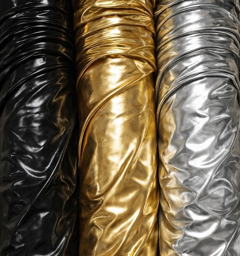 Stretch foil fabric dancewear - foil,