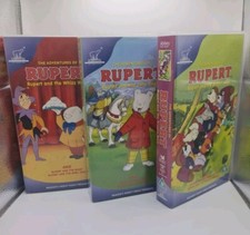 3 Classic Rupert  The Bear New VHS  Videos. 1