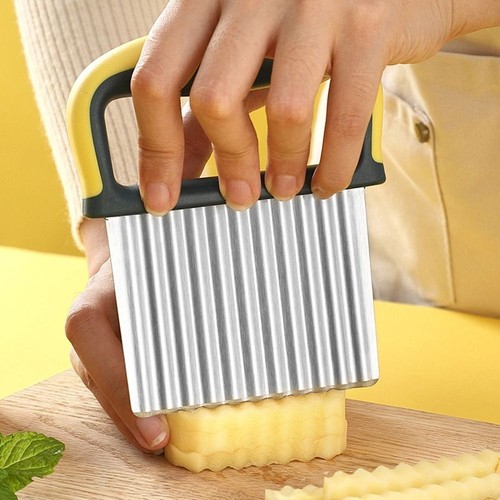 Crinkle cutter stainless steel - crinkle,