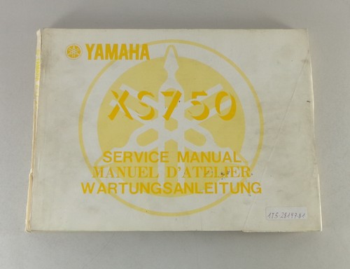 Workshop manual yamaha 750 - manual,