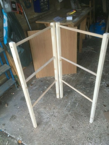 Wooden clothes airer drier - clothes,