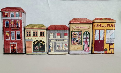 Vintage tin houses - tin, houses,