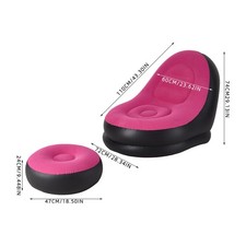 Inflatable Lounger Couch PVC