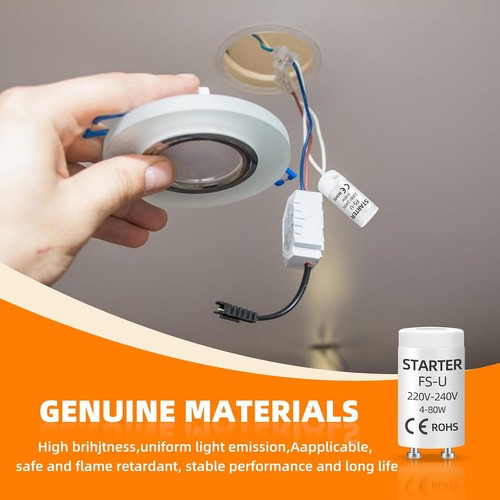 Pack 80w 60w fluorescent - 4-80w/4-60w,