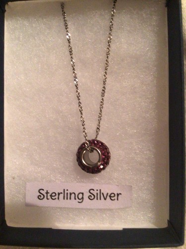 Amythst pendant sterling - pendant, on