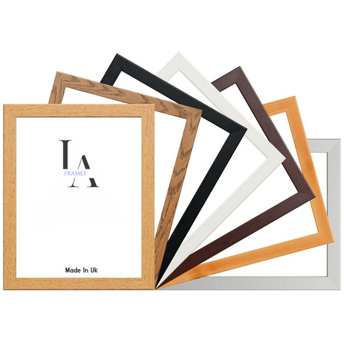 Black picture frame oak - black,