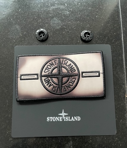 Stone island badge with - stone,