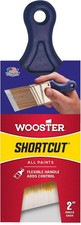 Wooster Brush Q3211-2 Shortcut Angle Sash Paintbrush, 2-Inch, White, 2 inch 